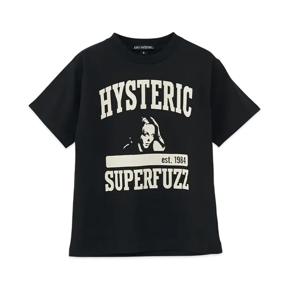 HYSTERIC GLAMOUR Kids Superfuzz 1984 T-Shirt "Black"