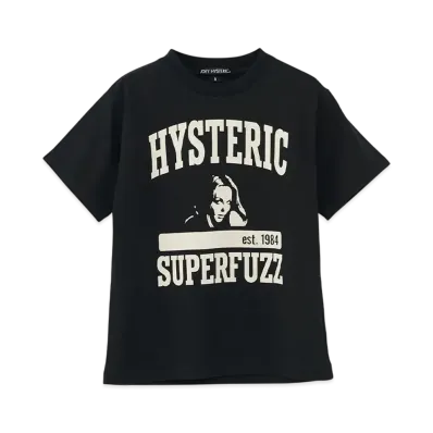 HYSTERIC GLAMOUR Kids Superfuzz 1984 T-Shirt "Black"