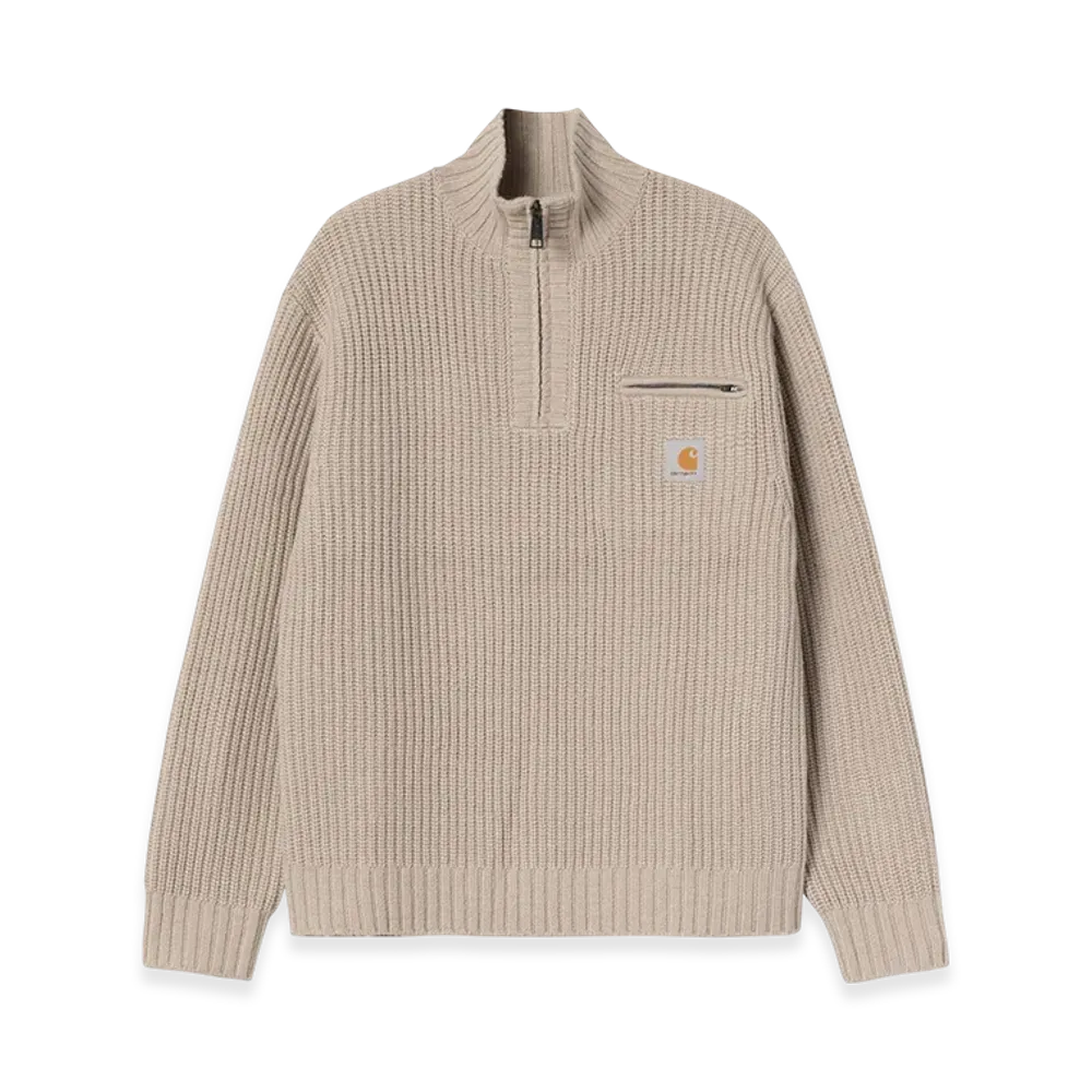 Carhartt WIP Detroit Half Zip Sweater "Fleur De Sel"
