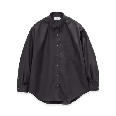 Graphpaper Easy Care Poplin L/S B.D Box Shirt "Black"