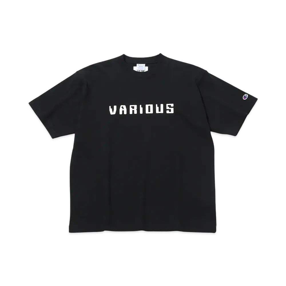 V.A. x Champion SS Tee #9 "Black"