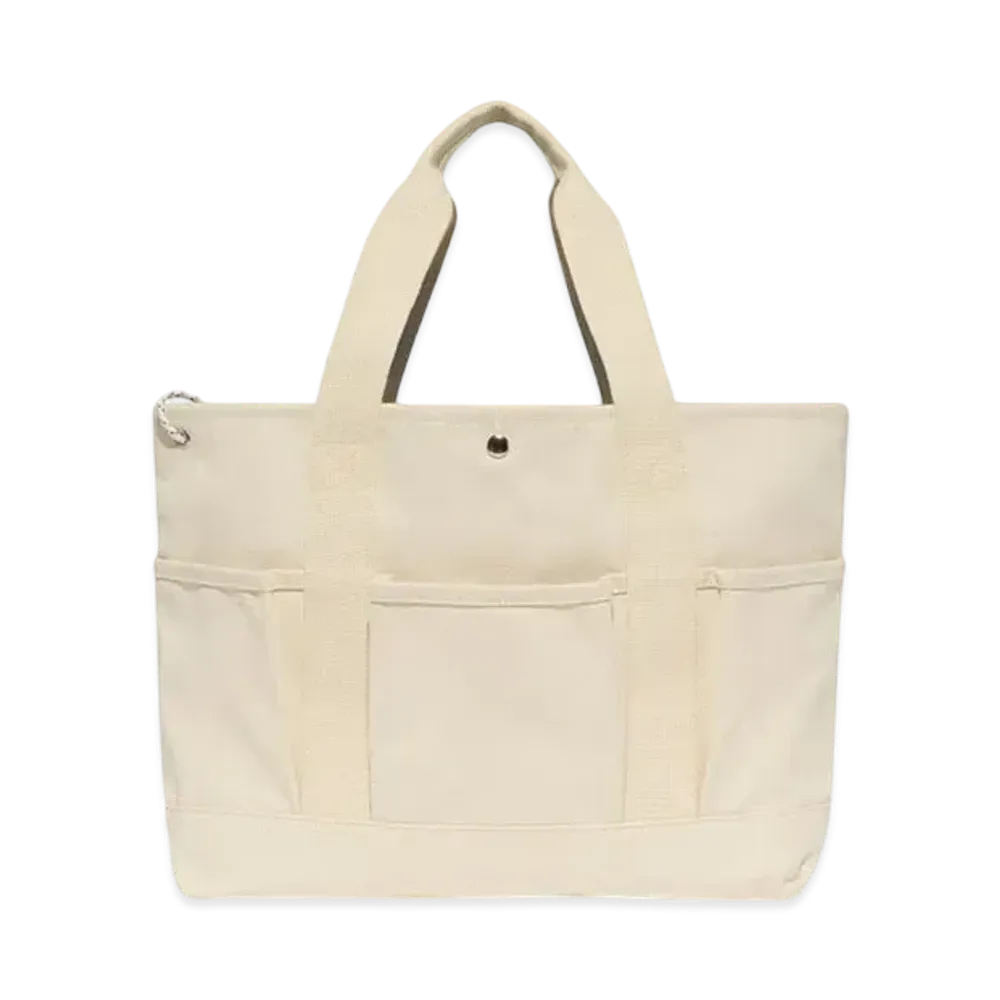 Noah Large Canvas Tote "Cream"