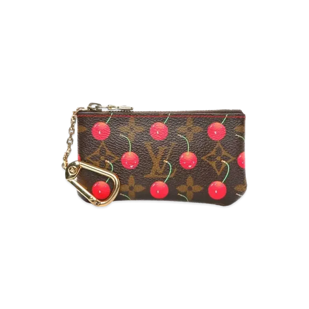 Louis Vuitton x Takashi Murakami Monogram Cherry Key Pouch