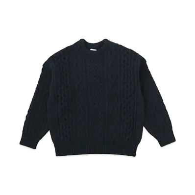 visvim AMPLUS CREW KNIT L/S "Navy"