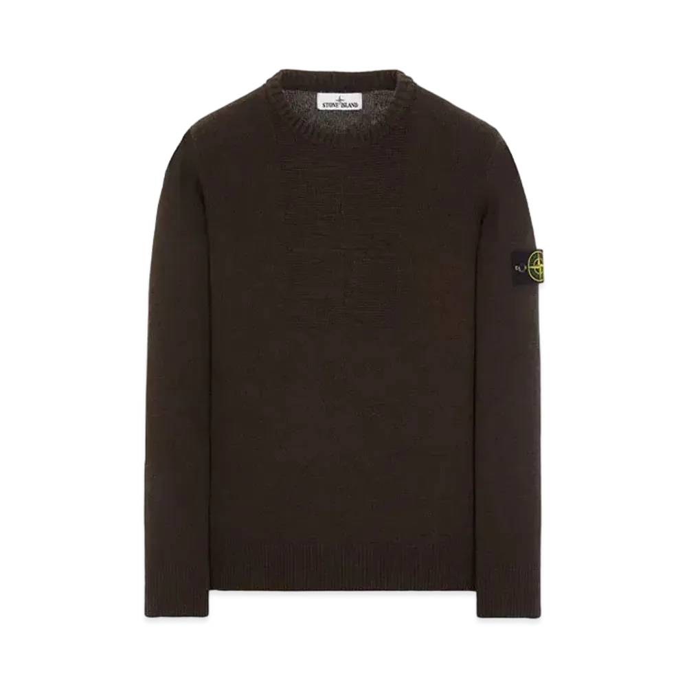 Stone Island 503A7 COMFORT WOOL-COTTON "Dark Brown"