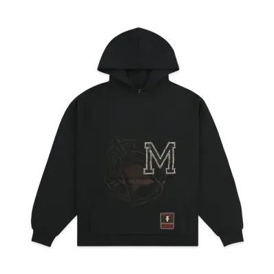 Travis Scott x M&N x Mississippi State University Hoodie "Black"