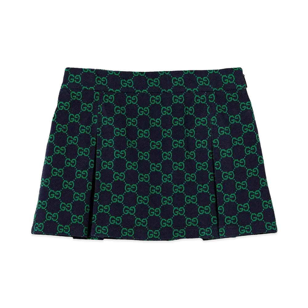 GUCCI Kids Skirts "Navy/Green"