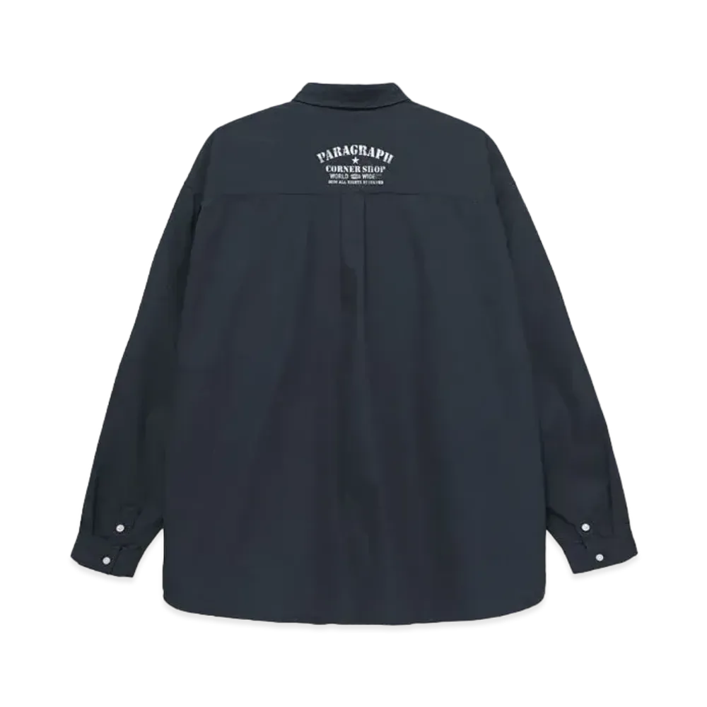 Paragraph Destroyed Patch L/S "Charcoal"