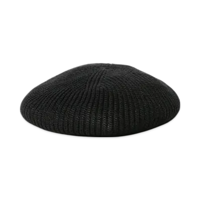 BEAMS Linen Beret "Black"