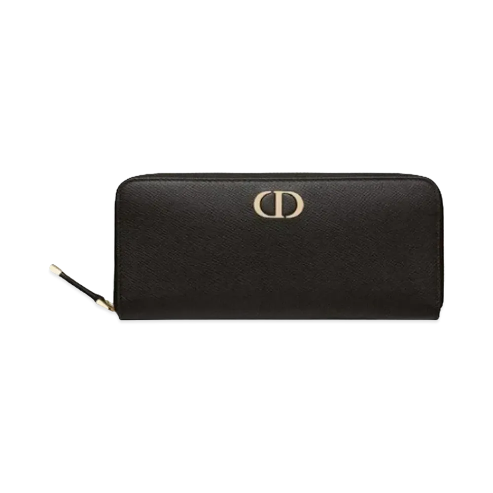 Dior 30 Montaigne Wallet "Black"