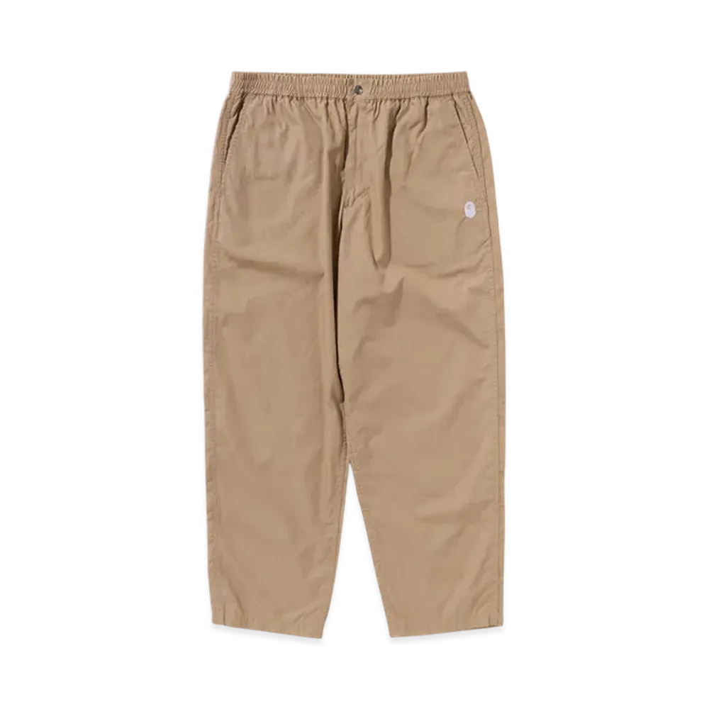 A BATHING APE One Point Easy Pants "Beige"