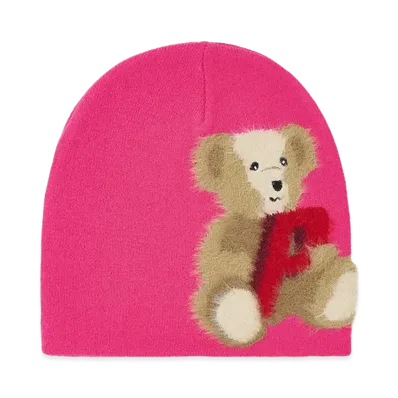 PALACE P Bear Nein Cuff Beanie "Pink"