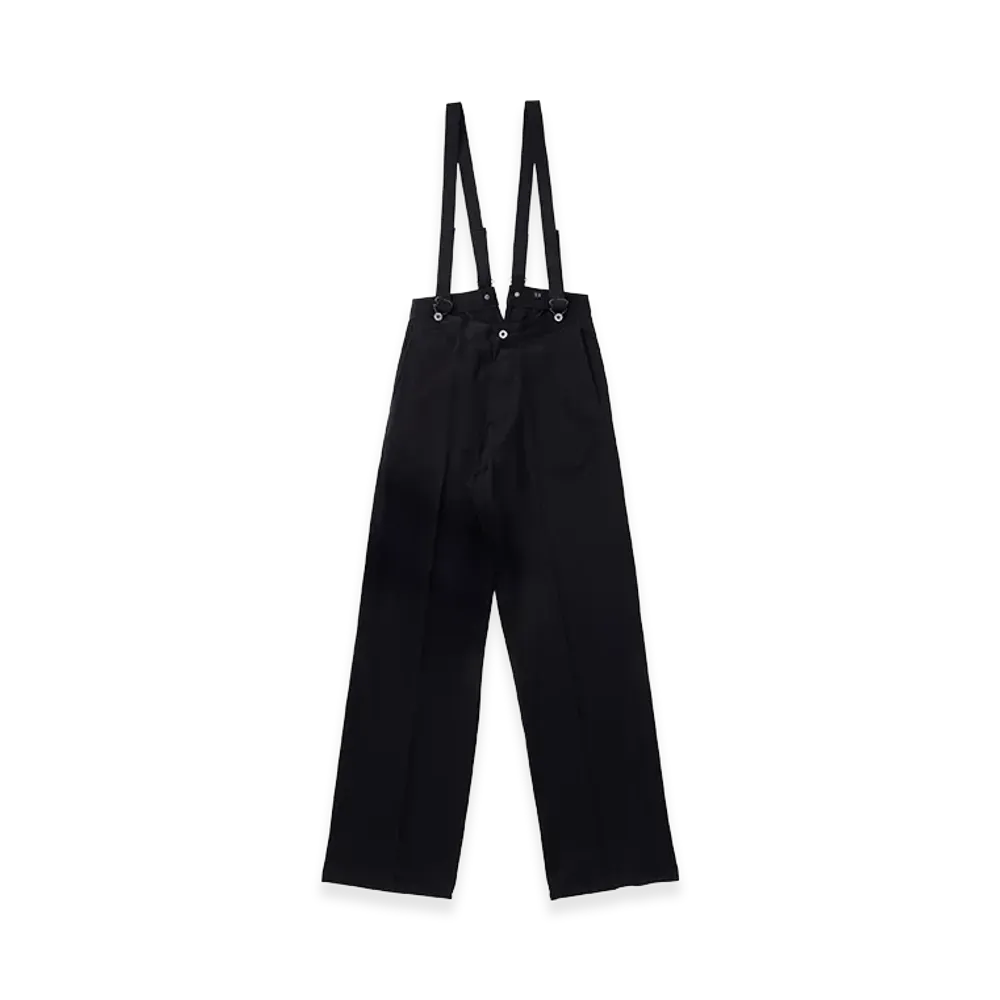 T.T Taiga Takahashi LOT.208 Cinch-Backed Trousers "Black"