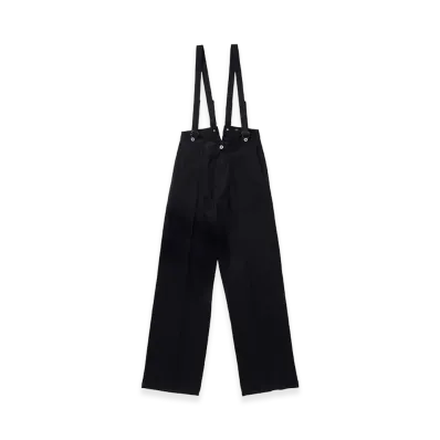 T.T Taiga Takahashi LOT.208 Cinch-Backed Trousers "Black"