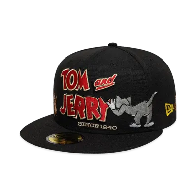 NEW ERA 59Fifty Tom and Jerry 85TH Allover "Black"