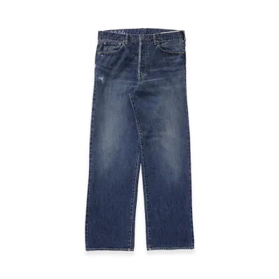 visvim Social Sculpture 01 Wide DMGD-46 "Indigo"