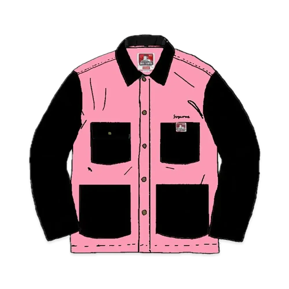 Supreme x Ben Davis Chore Coat "Pink"