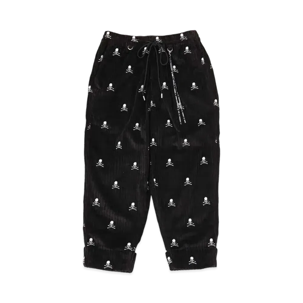 mastermind WORLD Corduroy Cropped Beach Pants Slim Fit "Black"
