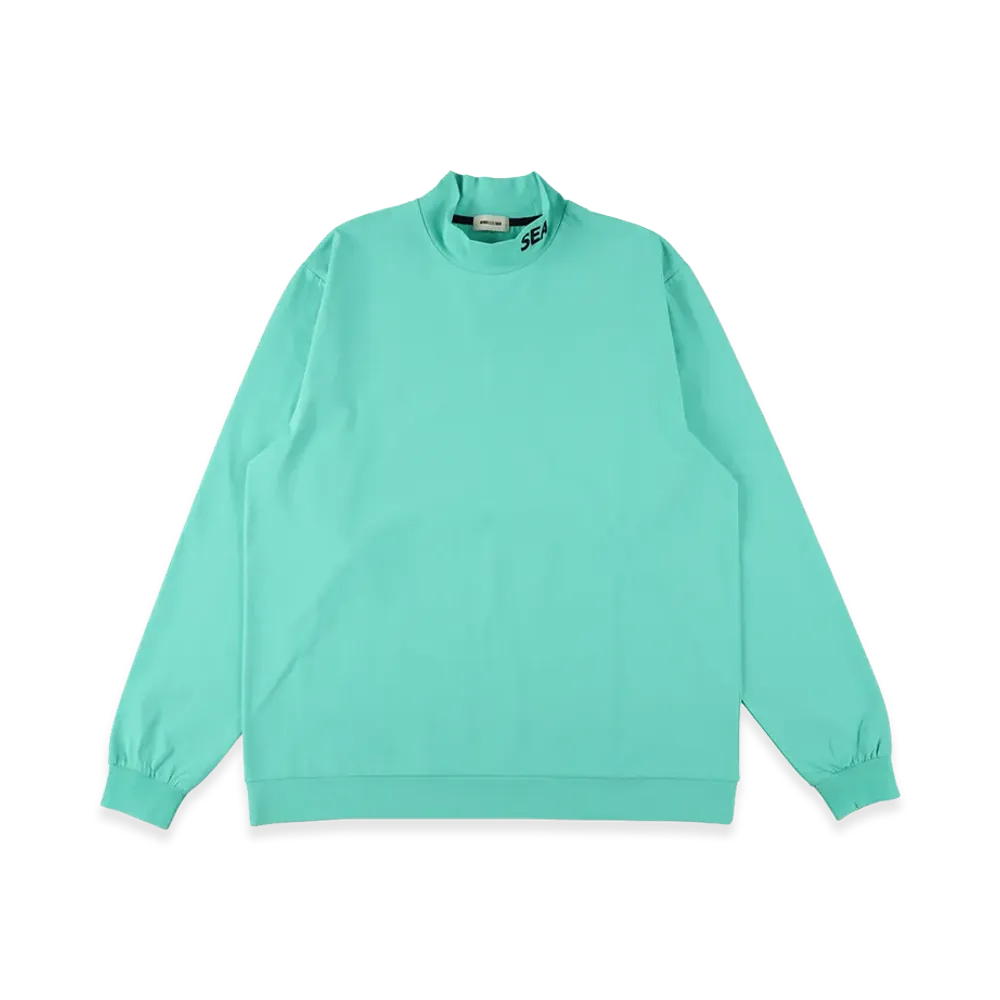 WIND AND SEA L/S Mock Neck Knit "Mint"