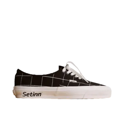 Setinn × Vans Premium Authentic "Black/White"