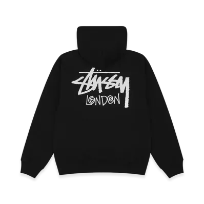 Stussy Stock London Hoodie "Black"