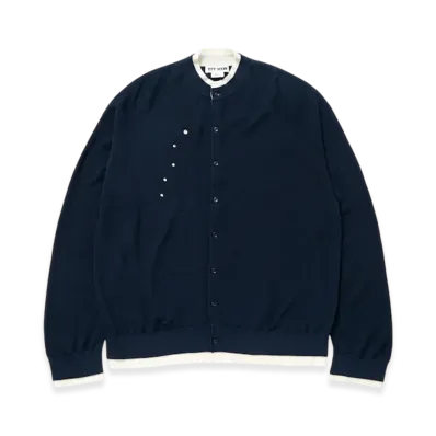 TTTMSW Layered Knit Cardigan "Navy"
