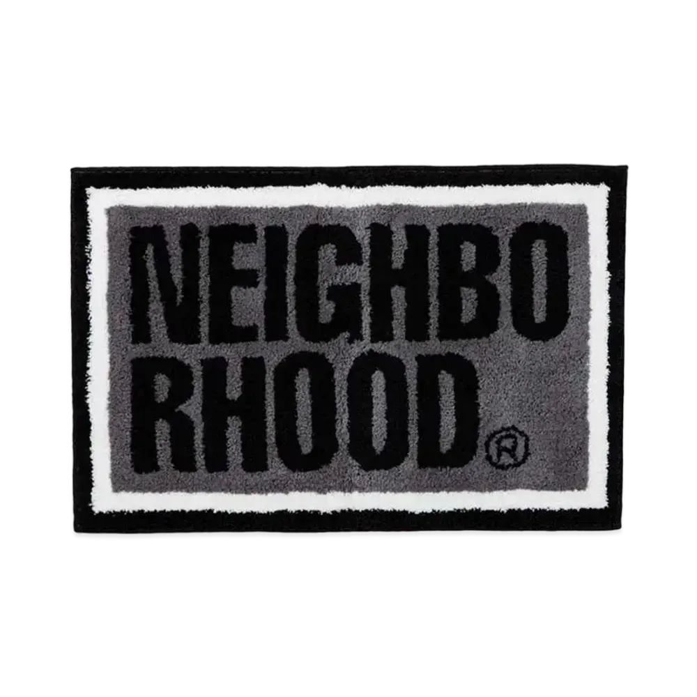 NEIGHBORHOOD NH x Gallery 1950 . Square Rug Mat "Gray"