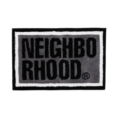 NEIGHBORHOOD NH x Gallery 1950 . Square Rug Mat "Gray"