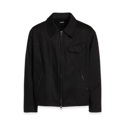 WILDSIDE YOHJI YAMAMOTO Cotton Chino Bijinga Blouson "Black"