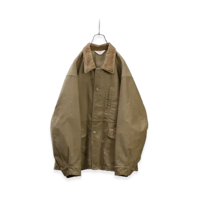 ANCELLM Moleskin Work Jacket "Beige"