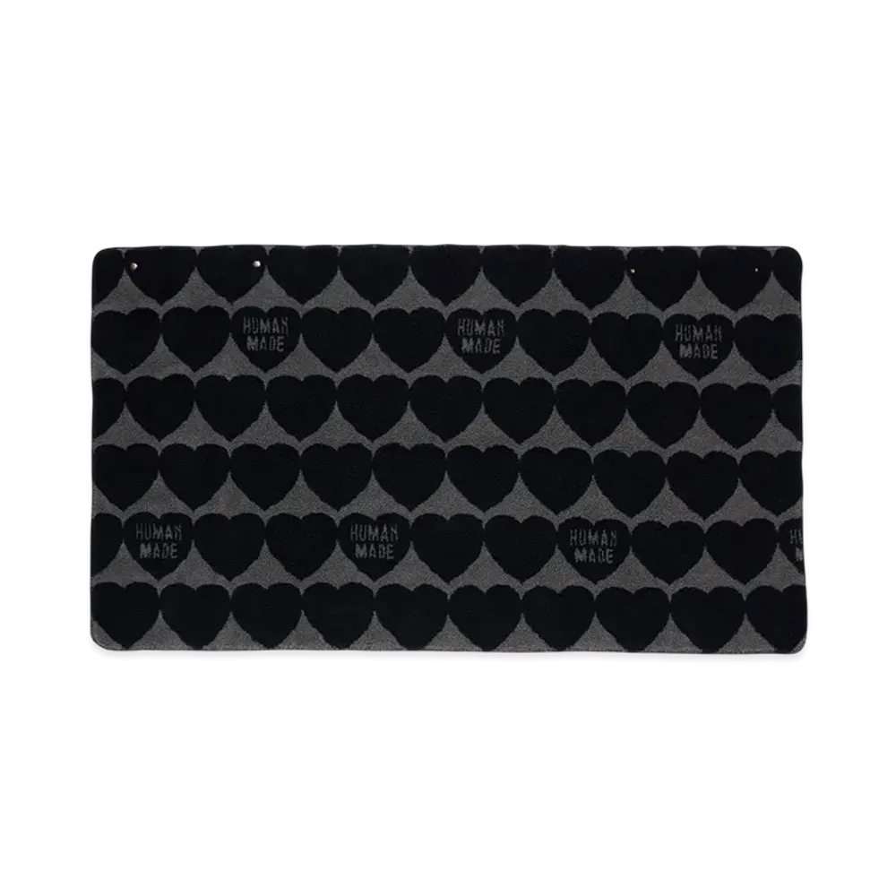 HUMAN MADE Heart Fleece Blanket "Navy"