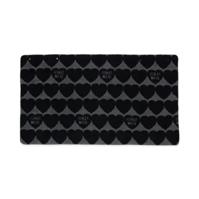 HUMAN MADE Heart Fleece Blanket "Navy"
