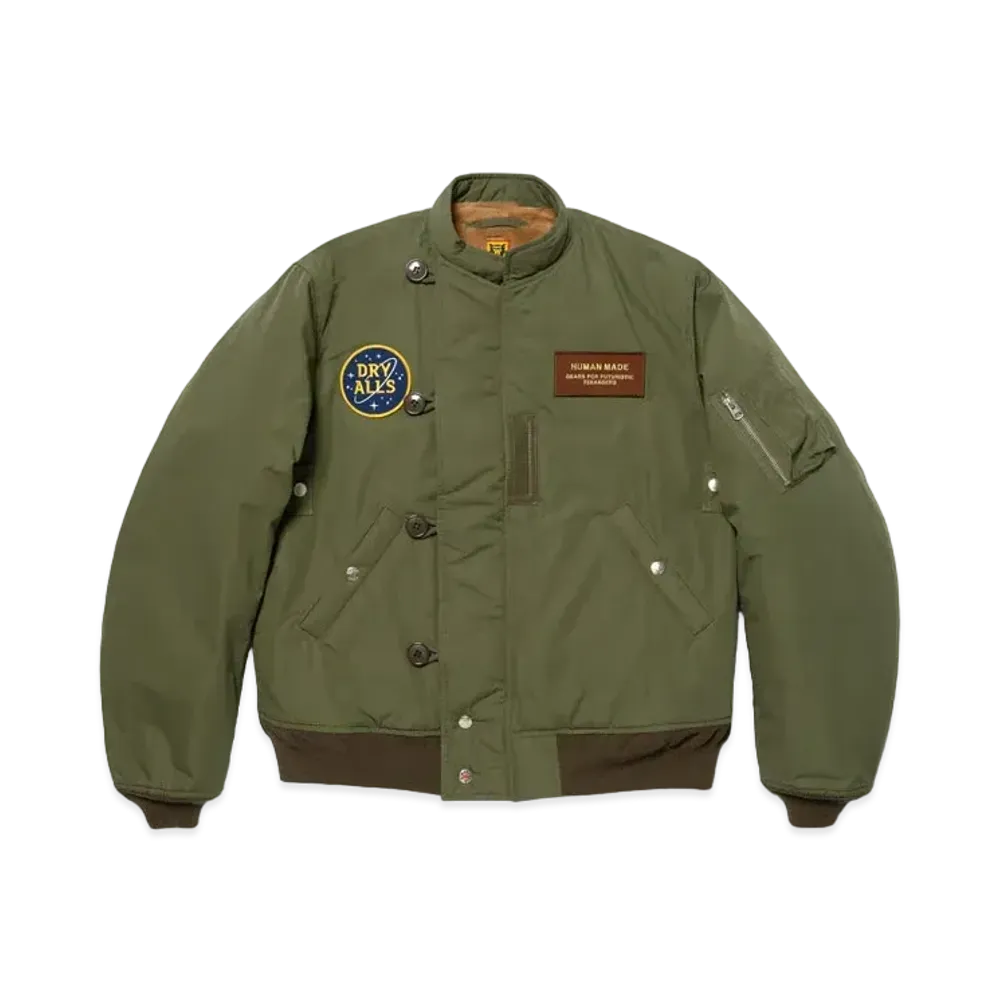 HUMAN MADE Flight Jacket "Olive Drab"