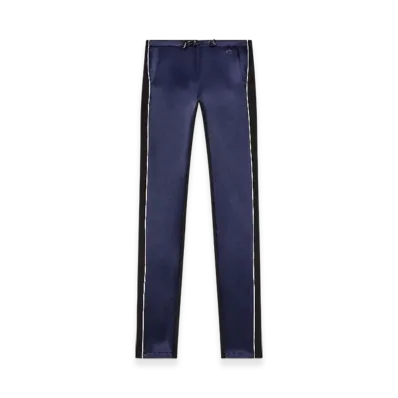 Diesel P-Roud Knit And Satin Track Pants With Piping "Blue"