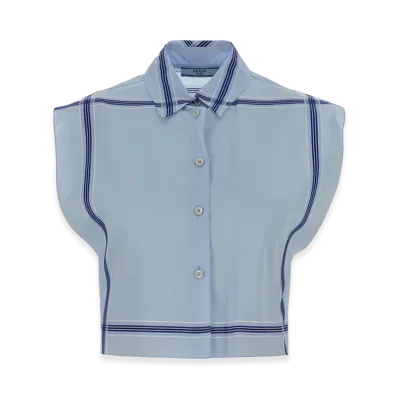 PRADA Women's Camicia "Lightblue"