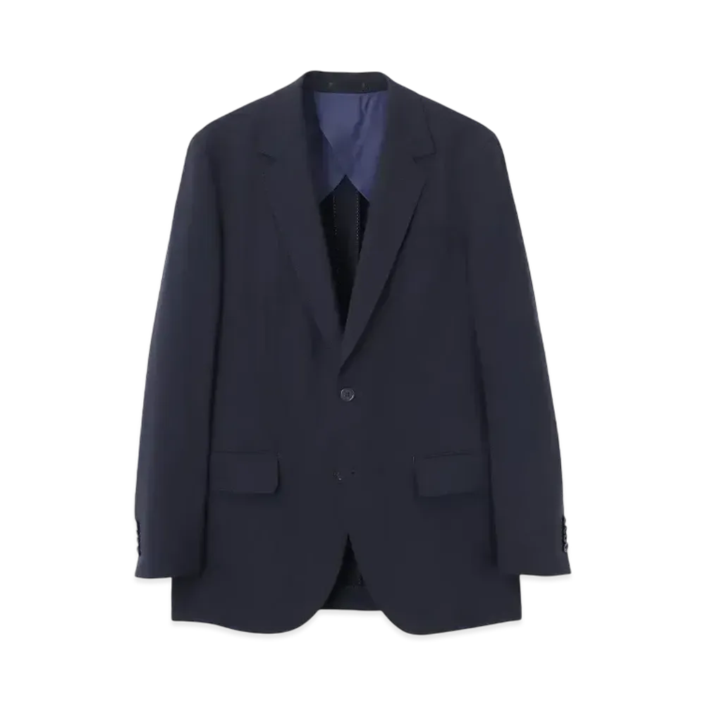 Paul Smith Jersey Look Single 2B Jacket "Navy"
