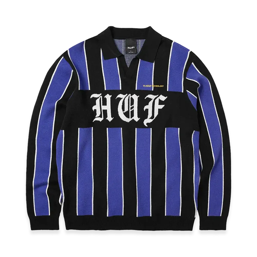 HUF Midfield Jersey Sweater "Electric Blue"