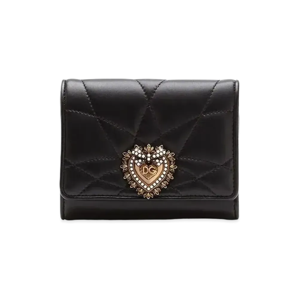 Dolce&Gabbana Devotion Continental Wallet Small "Black"