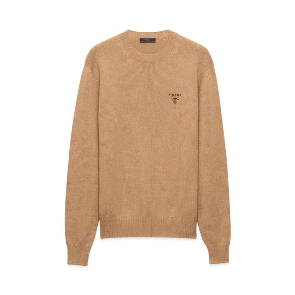 PRADA Men's Cashmere Sweater "Beige"