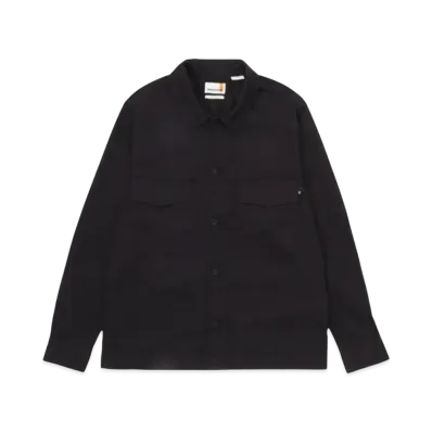 Timberland Men's Twill Overshirt "Black"