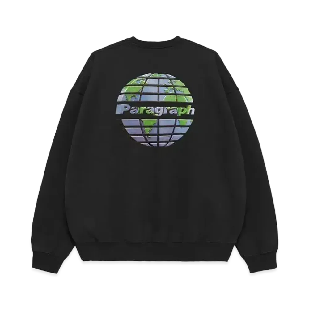 Paragraph 3D Circle Logo Crew "Black"