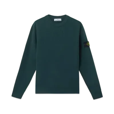 Stone Island 5100054 Ribbed Soft Organic Cotton "Bottle Green"