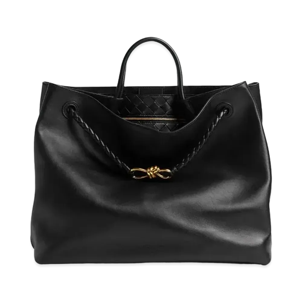 Bottega Veneta Large Andiamo Calf Leather "Black"
