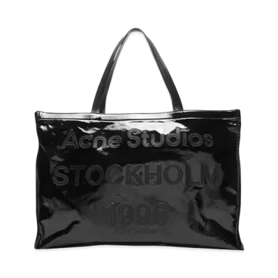 Acne Studios Logo Shoulder Tote Bag "Black"