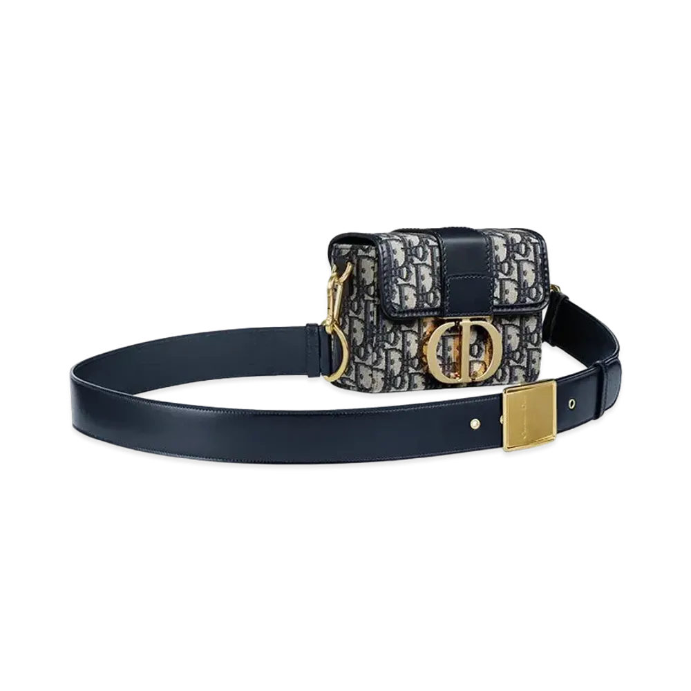 Dior 30 Montaigne Box Bag "Navy"