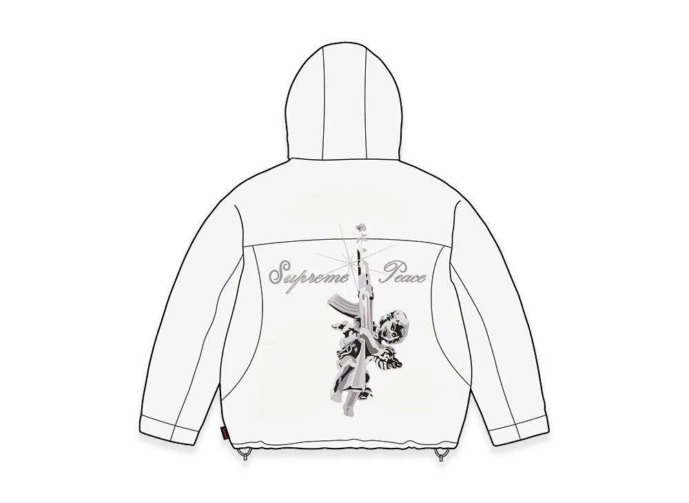 Supreme AOI Gore Tex Hooded Jacket "White"