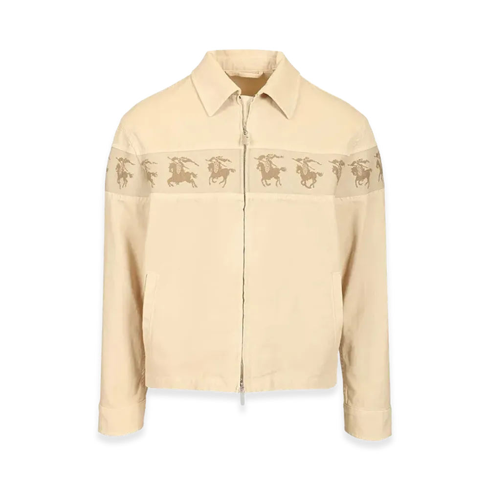 Burberry Cotton Canvas Jacket "Beige"