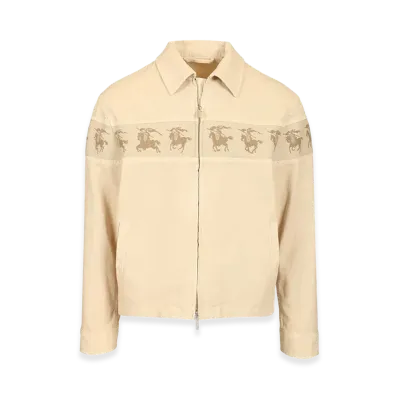 Burberry Cotton Canvas Jacket "Beige"
