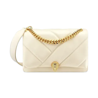 BVLGARI Serpenti Cabochon Crossbody Bag "White"
