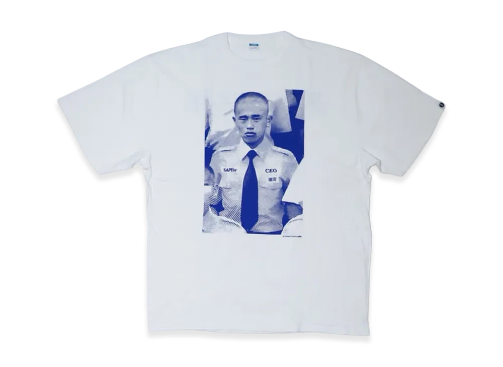 SAPEur x MASATOSHI HAMADA Young CEO S/S T-Shirt "White"